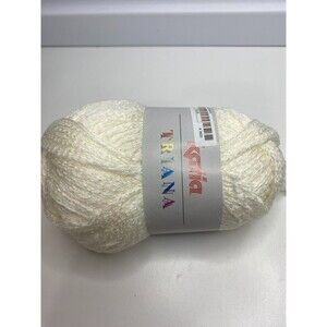 Triana Katia Triana Katia Triana Ruffling Scarf Yarn Color 40 White